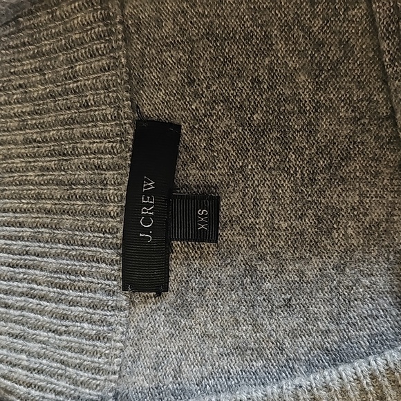 JCrew Dolman Rib trim Sweater in Heather Grey - Picture 2 of 3